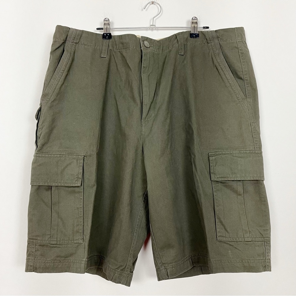 NWT PreFab Men’s Cargo Khaki Shorts Size 42